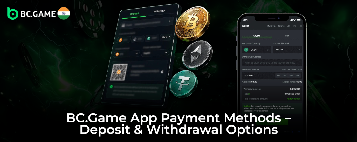 BC.Game App Payments – Deposits, Withdrawals & Methods